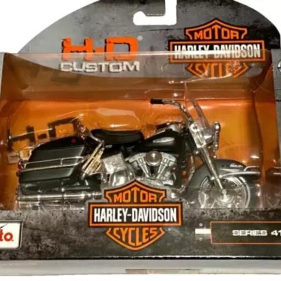 Harley Davidson 1966 FLH Electra Glide HD Custom Series 41 Maisto 1:18 NIP 2022 - Picture 1 of 7